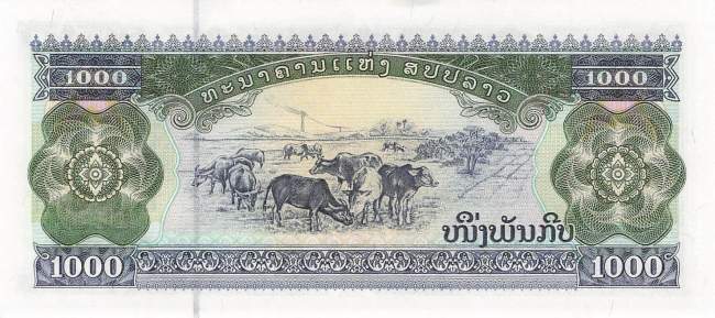 1000 Kip Laos 2003